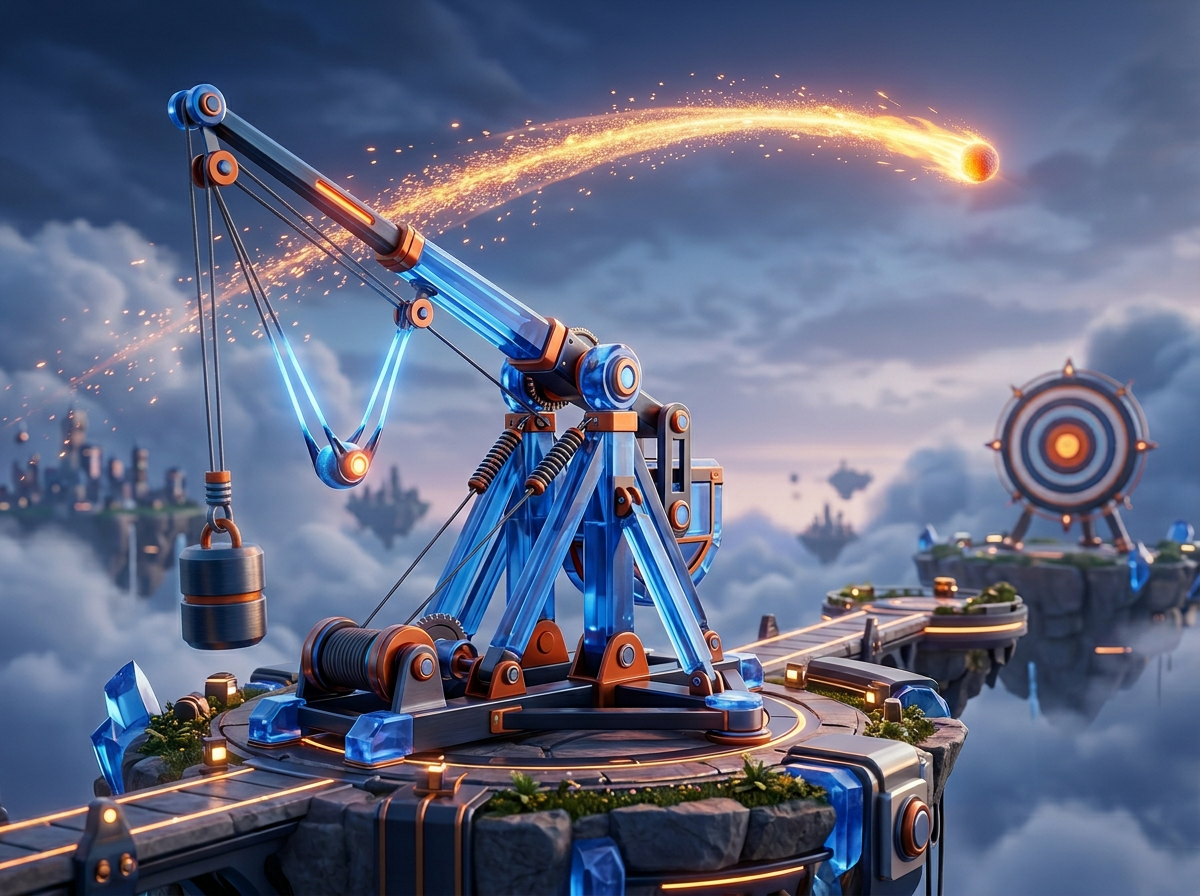 3D campaign dashboard with ROI gauge